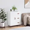 Image de vidaXL Buffet blanc 69,5x34x90 cm bois d'ingénierie827884