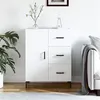 Image de Buffet blanc 69,5x34x90 cm bois d ingénierie