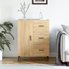 Image de vidaXL Dressoir 69,5x34x90 cm bewerkt hout sonoma eikenkleurig827935