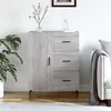 Image de Buffet sonoma gris 69,5x34x90 cm bois d ingénierie