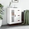 Image de vidaXL Buffet blanc 69,5x34x90 cm bois d'ingénierie828012