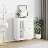 Image de vidaXL Buffet blanc 69,5x34x90 cm bois d'ingénierie828020