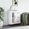 Image de vidaXL Buffet blanc 69,5x34x90 cm bois d'ingénierie828036