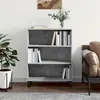Image de vidaXL Armoire à étagères gris béton 69,5x32,5x90 cm bois d'ingénierie828392