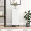 Image de vidaXL Buffet Blanc brillant 34,5x34x90 cm Bois d'ingénierie828542