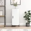Image de vidaXL Buffet Blanc brillant 34,5x34x90 cm Bois d'ingénierie828550