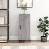 Image de Buffet Sonoma gris 34,5x34x90 cm Bois d ingénierie