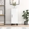 Image de vidaXL Buffet Blanc brillant 34,5x34x90 cm Bois d'ingénierie828566