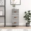 Image de vidaXL Buffet Sonoma gris 34,5x34x90 cm Bois d'ingénierie828578