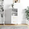 Image de Buffet blanc 34,5x34x90 cm bois d ingénierie