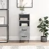 Image de Buffet Gris béton 34,5x34x90 cm Bois d ingénierie