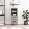 Image de vidaXL Buffet Sonoma gris 34,5x34x90 cm Bois d'ingénierie828666