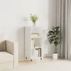Image de vidaXL Buffet blanc brillant 34,5x32,5x90 cm bois d'ingénierie828710