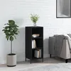 Image de Buffet noir 34,5x32,5x90 cm bois d ingénierie