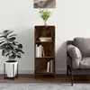 Image de vidaXL Buffet chêne fumé 34,5x32,5x90 cm bois d'ingénierie828753