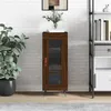 Image de vidaXL Buffet Chêne marron 34,5x34x90 cm Bois d'ingénierie828771
