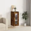Image de vidaXL Buffet, Armoire Latérale avec Porte, Meuble de Rangement, Organisateur de Salon Salle de Séjour, Moderne, Chêne Fumé Bois d'Ingénierie 828785