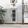 Image de vidaXL Buffet Gris béton 34,5x34x90 cm Bois d'ingénierie828792