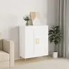 Image de vidaXL Buffet blanc 69,5x34x90 cm bois d'ingénierie830180