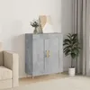 Image de Buffet gris béton 69,5x34x90 cm bois d ingénierie