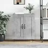 Image de vidaXL Buffet, Armoire Latérale, Meuble de Rangement, Organisateur de Salon Salle de Séjour Intérieur, Moderne, Gris Béton Bois d'Ingénierie