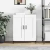 Image de vidaXL Buffet, Armoire Latérale, Meuble de Rangement, Organisateur de Salon Salle de Séjour Intérieur, Moderne, Blanc Bois d'Ingénierie