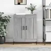 Image de vidaXL Buffet, Armoire Latérale, Meuble de Rangement, Organisateur de Salon Salle de Séjour Intérieur, Moderne, Sonoma Gris Bois d'Ingénierie