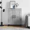 Image de vidaXL Buffet, Armoire Latérale, Meuble de Rangement, Organisateur de Salon Salle de Séjour Intérieur, Moderne, Gris Béton Bois d'Ingénierie 830224