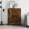 Image de vidaXL Buffet chêne fumé 69,5x34x90 cm bois d'ingénierie