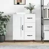 Image de vidaXL Buffet Blanc brillant 69,5x34x90 cm Bois d'ingénierie830254