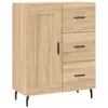 Image de Buffet chêne sonoma 69,5x34x90 cm bois d'ingénierie