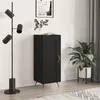 Image de vidaXL Buffet Noir 34,5x34x90 cm Bois d'ingénierie830413