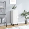 Image de vidaXL Buffet Blanc brillant 34,5x34x90 cm Bois d'ingénierie830470