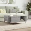 Image de vidaXL Table basse sonoma gris 80x80x36,5 cm bois d'ingénierie830778