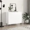 Image de Buffets 2 pcs blanc brillant 40x35x70 cm bois d ingénierie