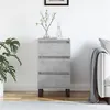 Image de vidaXL Buffet, Armoire Latérale avec Rangement, Commode avec Pieds, Meuble de Salon Salle de Séjour Intérieur, Gris Béton Bois d'Ingénierie