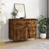 Image de Buffets 2 pcs chêne fumé 40x35x70 cm bois d ingénierie