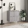Image de vidaXL Buffet Sonoma gris 60x35x70 cm Bois d'ingénierie831218