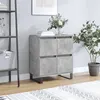 Image de Buffet Gris béton 60x35x70 cm Bois d ingénierie