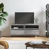 Image de vidaXL Meuble TV sonoma gris 100x34,5x44,5 cm bois d'ingénierie831242