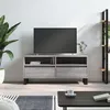 Image de vidaXL Meuble TV, Armoire de Télévision avec 2 Compartiments et 2 Tiroirs, Meuble Télé avec Pieds Salon Salle de Séjour, Gris Sonoma Bois d'Ingénierie