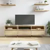 Image de Meuble TV chêne sonoma 150x30x44,5 cm bois d ingénierie