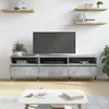 Image de Meuble TV gris béton 150x30x44,5 cm bois d ingénierie