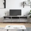 Image de Meuble TV sonoma gris 150x30x44,5 cm bois d ingénierie
