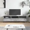 Image de vidaXL Meuble TV gris béton 150x30x44,5 cm bois d'ingénierie831296