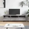 Image de Meuble TV sonoma gris 150x30x44,5 cm bois d ingénierie