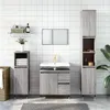 Image de vidaXL Armoire de bain sonoma gris 30x30x190 cm bois d'ingénierie831530