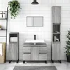 Image de vidaXL Armoire salle de bain sonoma gris 30x30x100 cm831570
