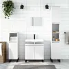Image de vidaXL Armoire de salle de bain blanc 58x33x60 cm bois d'ingénierie831588