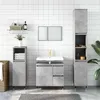 Image de vidaXL Armoire de salle de bain gris béton 65x33x60 cm831600